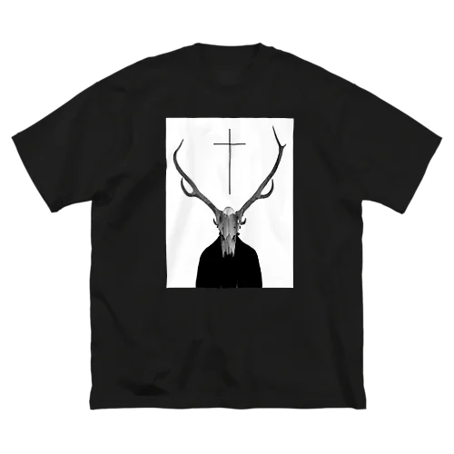 Bone&Cross ビッグシルエットTシャツ