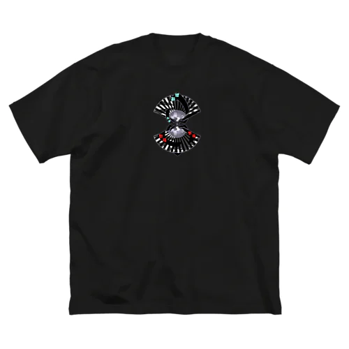 扇扇桔梗 艶 ビッグシルエットTシャツ