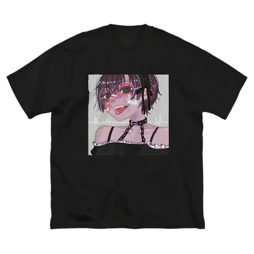 丸めがねちゃん Big T-Shirt