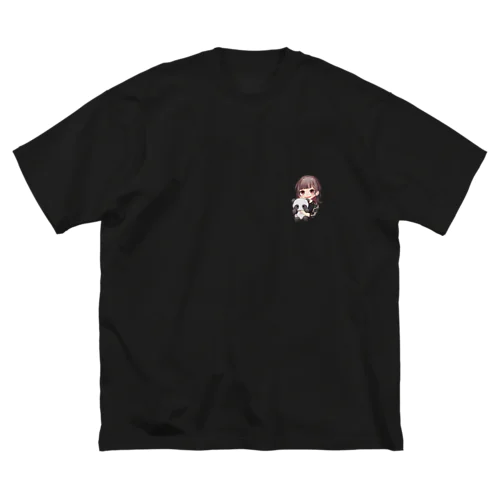 おんなのことぱんだ ビッグシルエットTシャツ