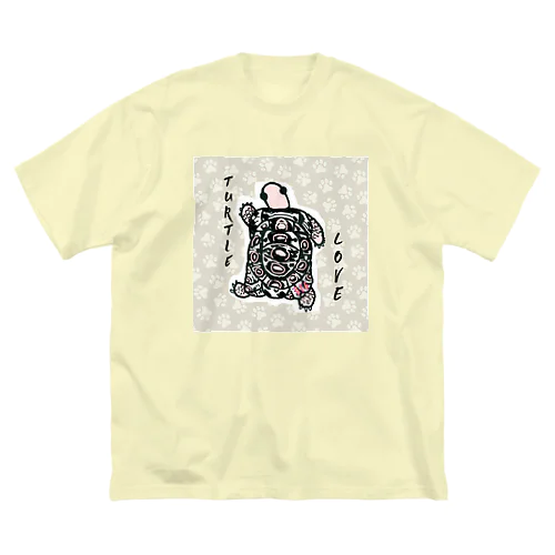 パブコックーヒョウモンちゃん カラフル ビッグシルエットTシャツ