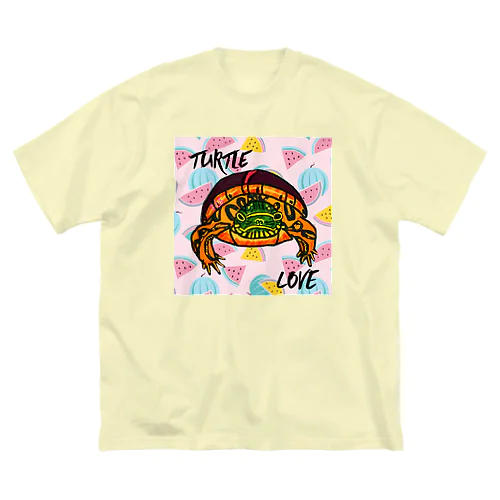 アカセスジガメちゃん カラフル Big T-Shirt