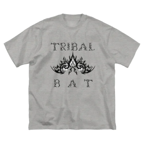 TRIBAL☆BAT LAYERED BLK ビッグシルエットTシャツ