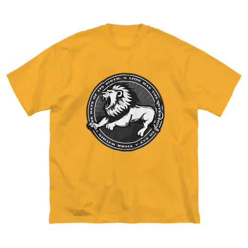 LION IN A CIRCLE Big T-Shirt