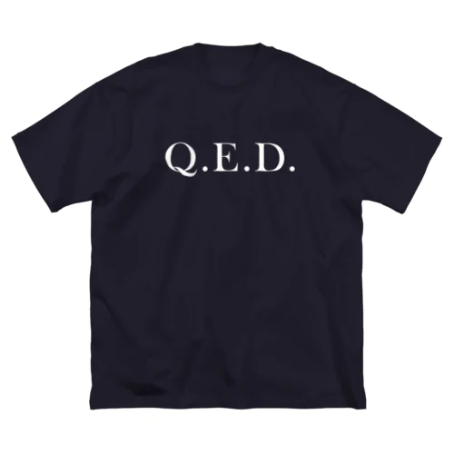 Baskerville_Old_Face_QED3 ビッグシルエットTシャツ