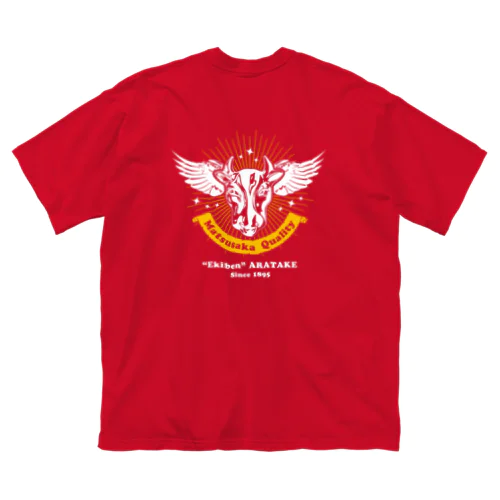 ［両面］Matsusaka Quality "Red"【株式会社新竹商店ライセンス品】 ビッグシルエットTシャツ