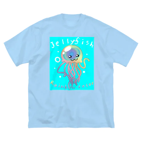 にじ色くらげ ビッグシルエットTシャツ