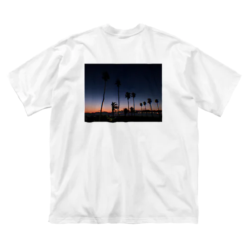 Sunset Photo ビッグシルエットTシャツ