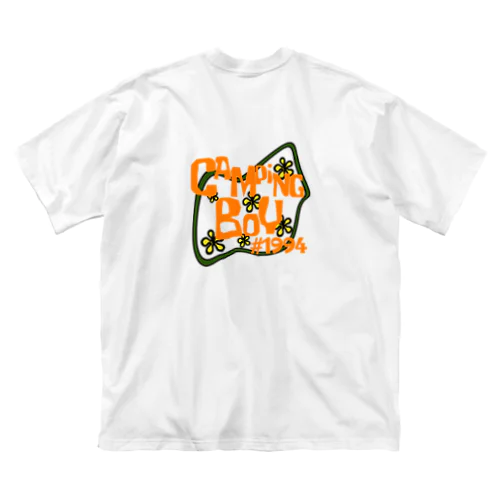 camping boy 🌻 ビッグシルエットTシャツ