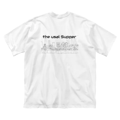 the usal Supper ビッグシルエットTシャツ