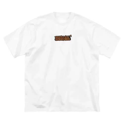 HEAVENロゴ(チャイロ) ビッグシルエットTシャツ