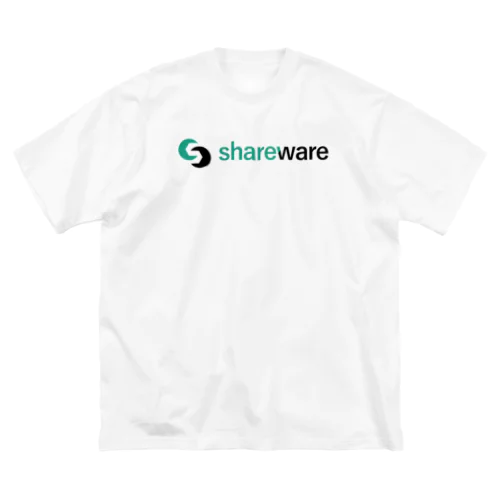 sharewareロゴ ビッグシルエットTシャツ