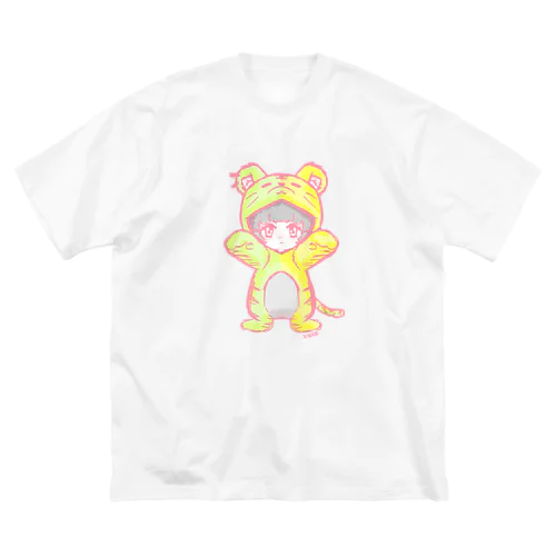 着るぐるみがおがおとらとら Big T-Shirt