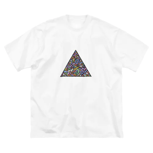 ミミ図(colour) ビッグシルエットTシャツ