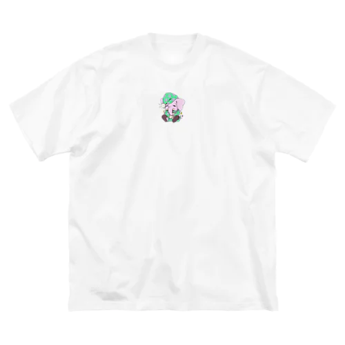 PINK ELEPHANT(SLEEP) Big T-Shirt