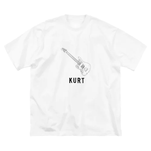 KURT -black line- Big T-Shirt