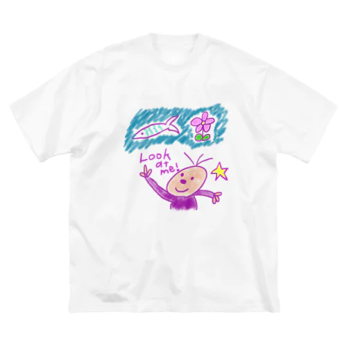 Look at me!ミルキーボーイ Big T-Shirt