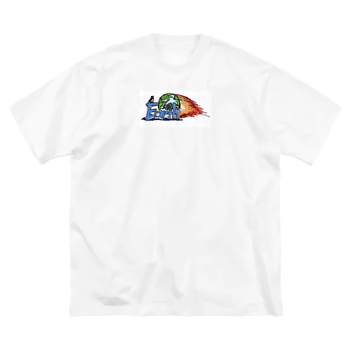 Earth 地球　 ビッグシルエットTシャツ