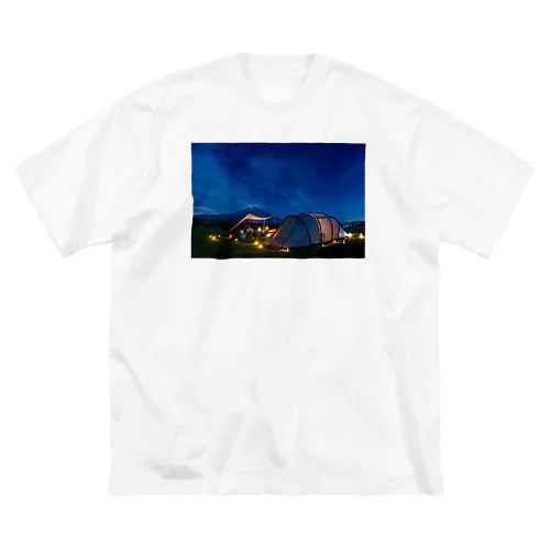 星と富士山とレイサ ビッグシルエットTシャツ