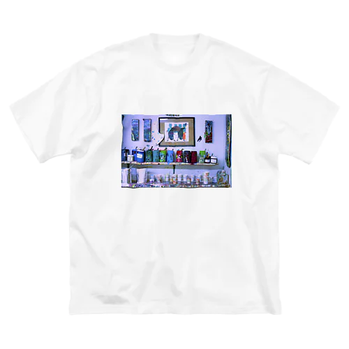 paint house Tee ビッグシルエットTシャツ