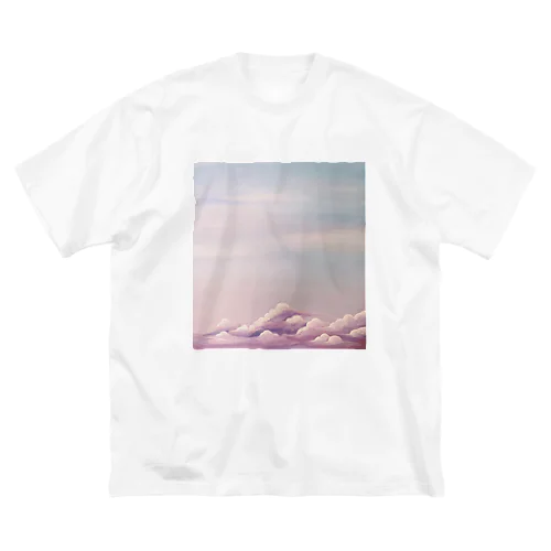 夕暮れの雲 ビッグシルエットTシャツ