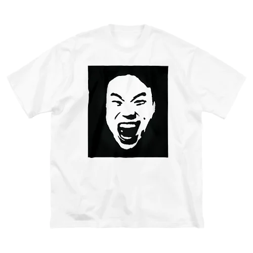 ヨシヒロフェイス黒ブチ Big T-Shirt