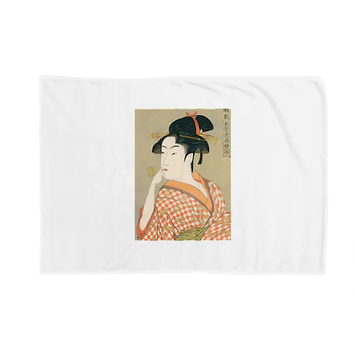 Ukiyoe　Utamaro Blanket