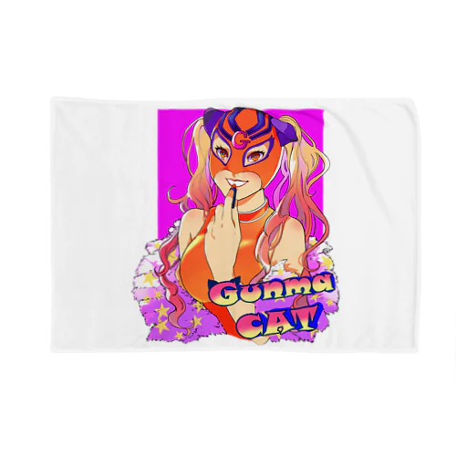 群馬キャット x Uno Dinero Blanket