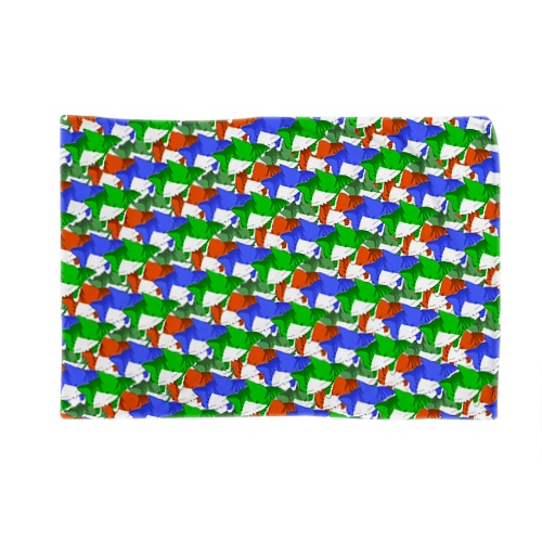 ねこねこねこ格子 Blanket