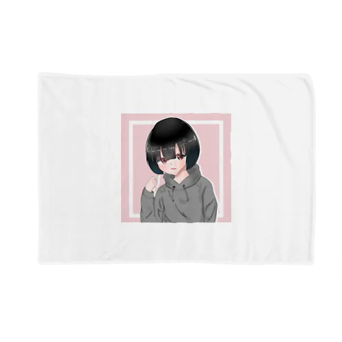 パーカー姿の女の子 Blanket