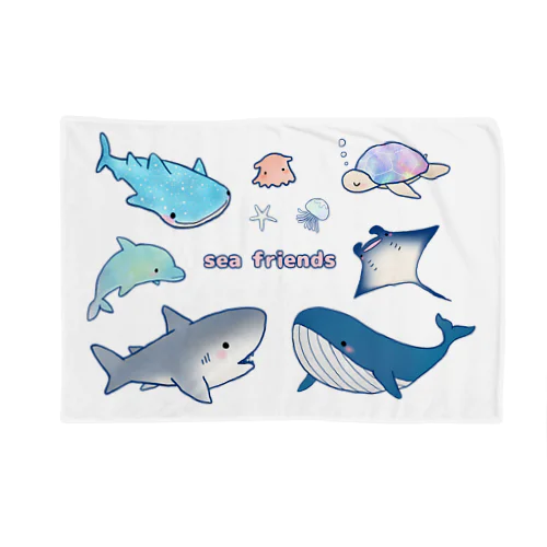 sea friends Blanket