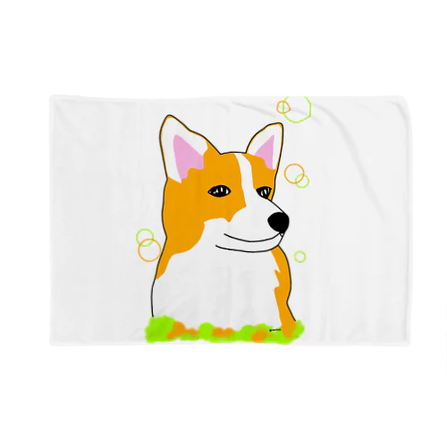 コーギー癒し犬 Blanket