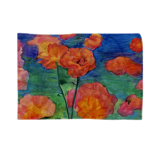 着る絵画　薔薇　と　薔薇の微笑みグッズ Blanket