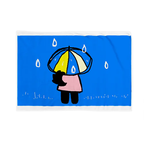 雨の日のクローネちゃん Blanket