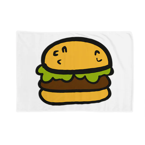 ハンバーガー ---カラフルでポップなフードデザインTシャツ--- Blanket