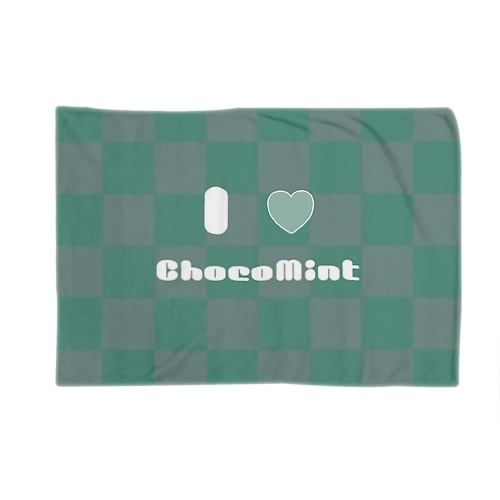 I ♡ ChocoMintグッズ Blanket