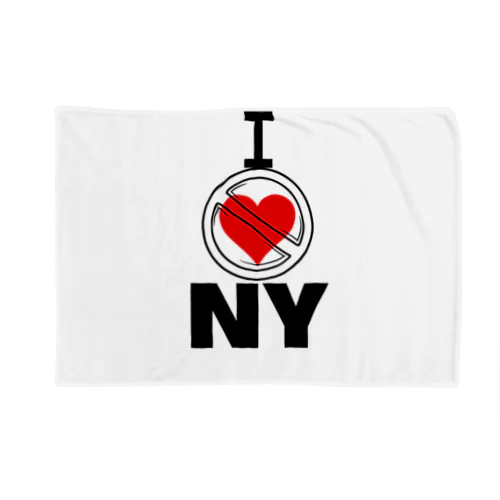 I don't love NYC. New York.  私はNYが好きではありません。 ニューヨーク 市 ブランケット