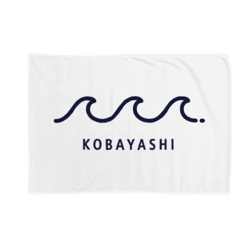 KOBAYASHI WAVE [WHITE] Blanket