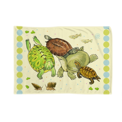水辺のカメたち Blanket