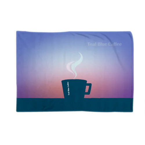 Teal Blue Hour Blanket