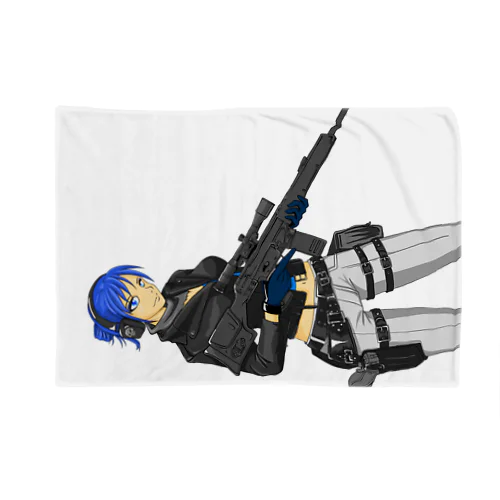 Shelby-sniper CS-Blue ブランケット