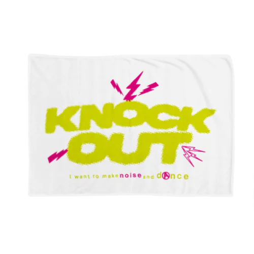 KNOCK OUT NEW LOGO ブランケット