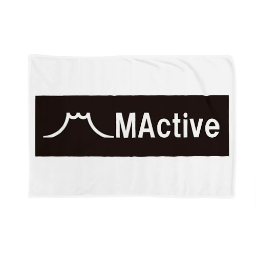 MActive横ロゴオリジナルグッズ Blanket