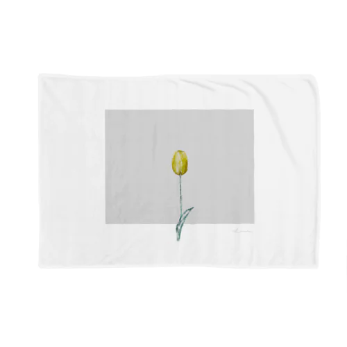 Lemon Tulip × Greige × Logo Blanket