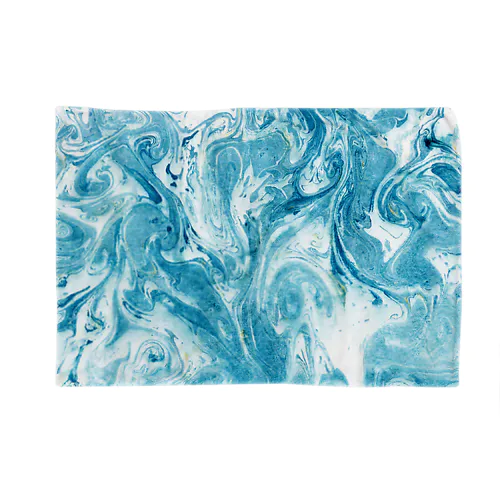 Ebru　light blue Blanket