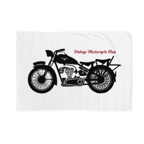 VINTAGE MOTORCYCLE CLUB Blanket
