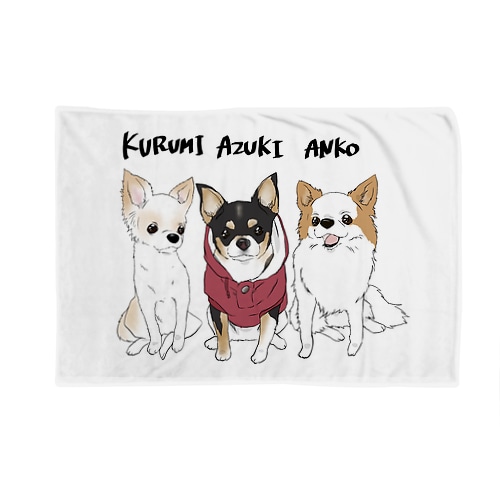 くるみあずきあんこグッズ Blanket