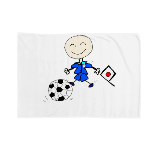 サッカー代表の豆太郎 Blanket