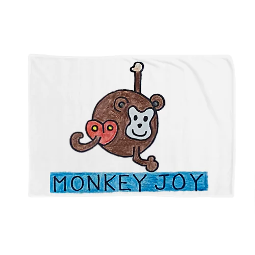 MONKEY  JOY切り抜きバージョン ブランケット