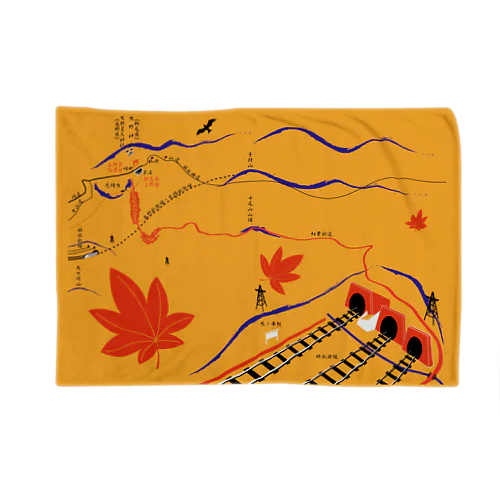 碓氷峠の紅葉 Blanket